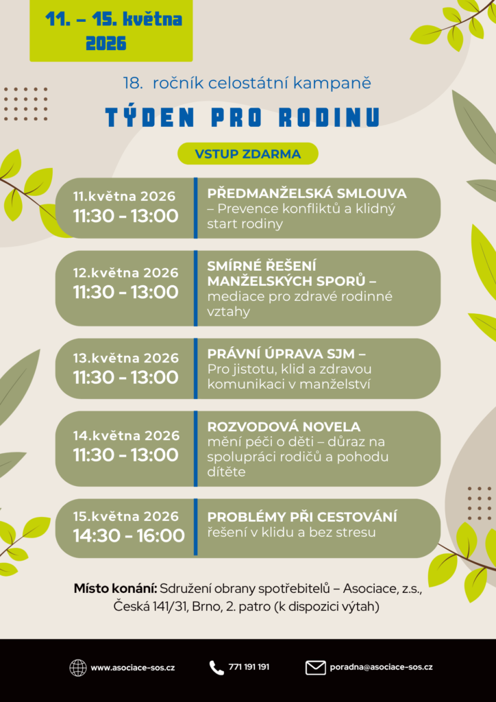 Týden pro rodinu 2026